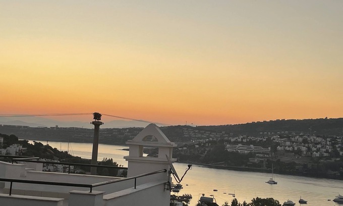 Gundogan House | Romantic hillside villa with stunning views, community beach and pool