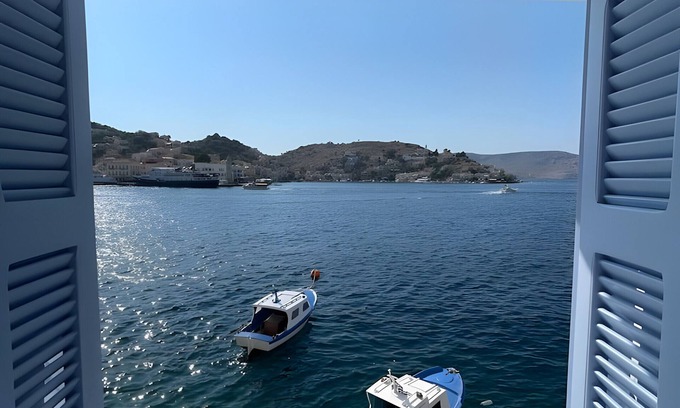 Symi Apartment | Room 'Maisonette' with Sea View, Wi-Fi and Air Conditioning