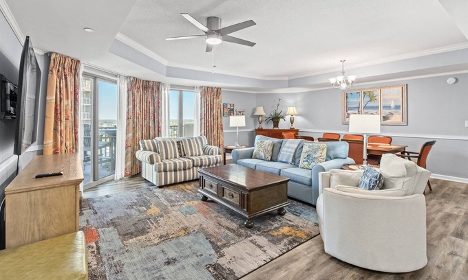 Arcadian Shores Condo | Royale Palms 1204 Elegant Oceanview w/Pool & Beach