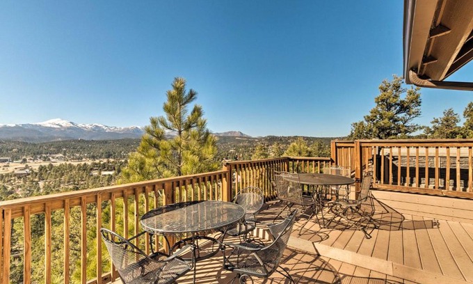 Ruidoso House | Ruidoso Home with Hot Tub, Mtn Views and Game Room!