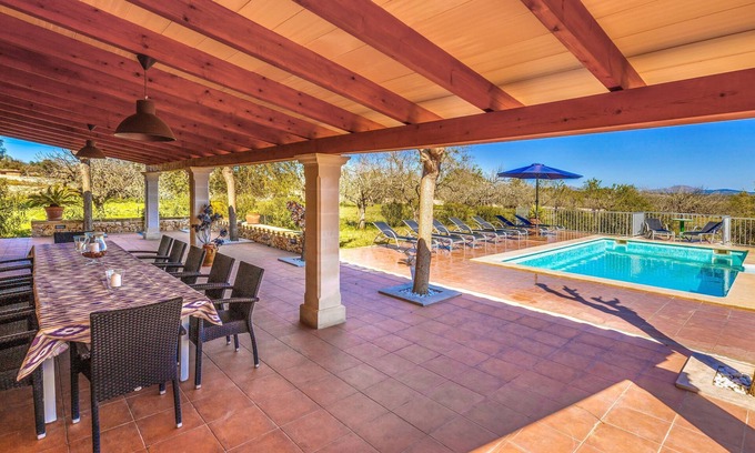Ariany Villa | Rustic Country House "Sa Marila" with Pool, Whirlpool, Terraces, Wi-Fi and Garden