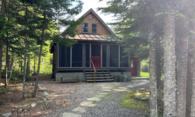 Rangeley Cabin | Rustic Rangeley Retreat w/Private Pond and Snowmobile Access