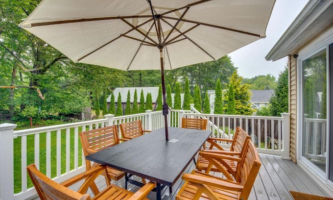 Rye House | Rye Coastal Retreat with Deck and Outdoor Dining