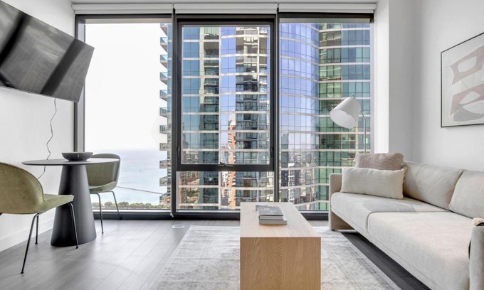 South Loop Apartment | S Loop Studio w Pool Gym Spa nr Grant Park CHI-739