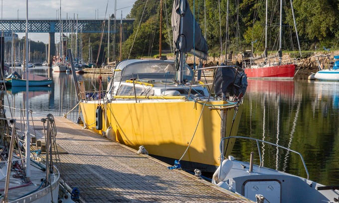 Douarnenez Boat Rental | Sailing Yacht 'Pyman - Le Chant Des Voiles' with Sea View and Private Terrace