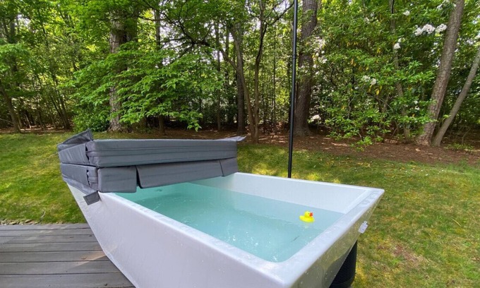 Avery Creek House | Salwater Hot Tub and Majestic Mountain Views