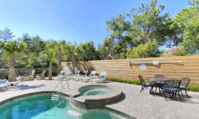 Inlet Beach House | "Sand Seair" | Private Heated Pool | Bikes & Golf cart included