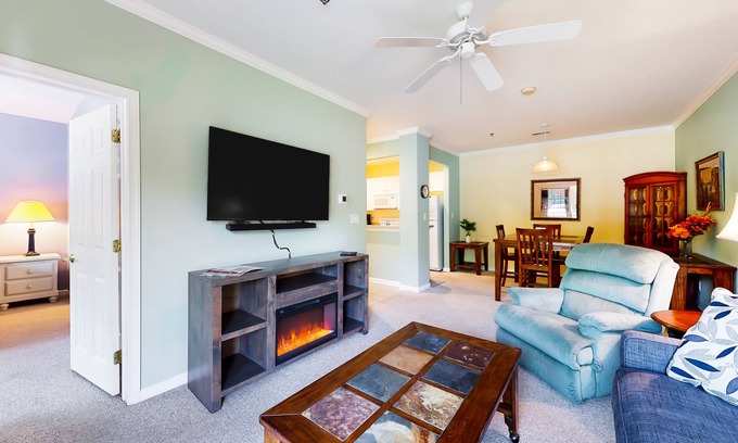 Rehoboth Beach Condo | Sandpiper Village dog-friendly condo with patio, AC & close access to everything