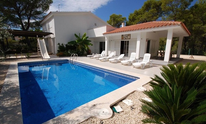 Les Tres Cales Villa | SAONA VILLAS (VN OLIVE): villa for 10 people, private swimming pool, air co