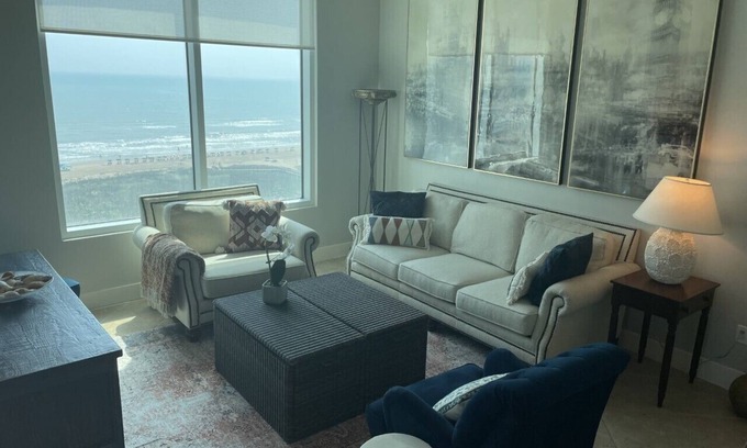 South Padre Island Condo | Sapphire gem: Stunning Bay and Gulf views at the island's only 5 Star property.