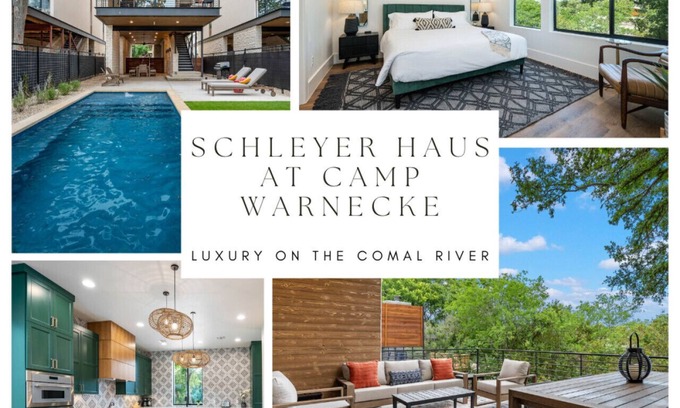 New Braunfels Apartment | Schleyer Haus at Camp Warnecke · Schleyer Haus at Camp Warnecke*River Access & Pool