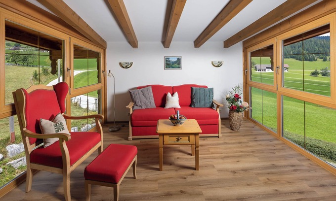 Ramsau bei Berchtesgaden Apartment | Schmuckenstein vacation apartment, 1-2 persons, 52 sqm, winter garden, balcony, W-LAN