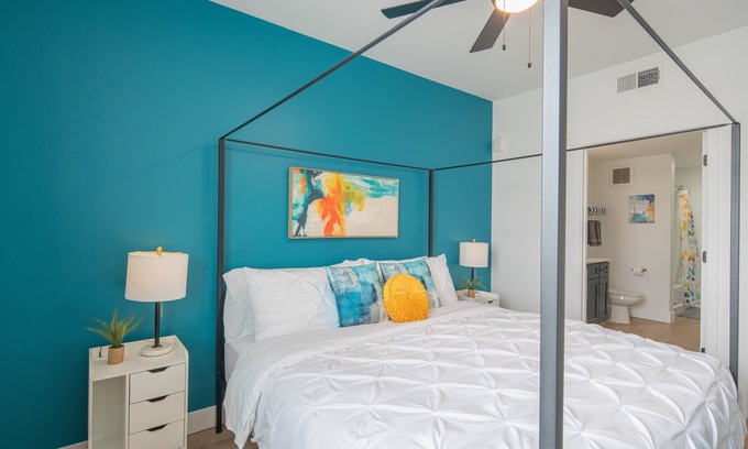 Desert View Village Condo | Scottsdale Rodeo⟫ Pool w/Views※King Bed⁂Parking