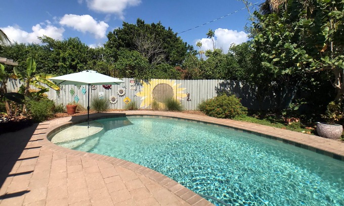 Florida North Atlantic Coast House | Sea Grape Escape Mid-Century Tropical Oasis!