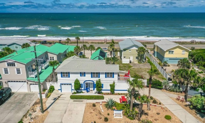 Flagler Beach House | Seaglass Villa II 2bd 2ba Coastal Charm with Ocean Views