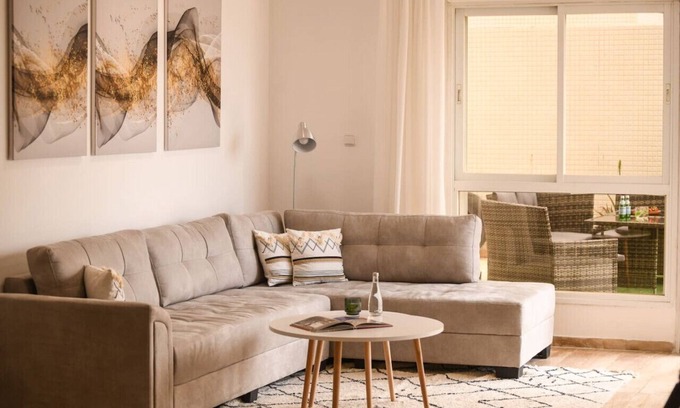 Netanya Apartment | Seaside Escape with Private Patio