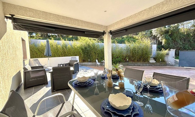 Grosseto-Prugna Villa | Seaside Villa with Terrace, 6 Guests, Near Porticcio Beaches
