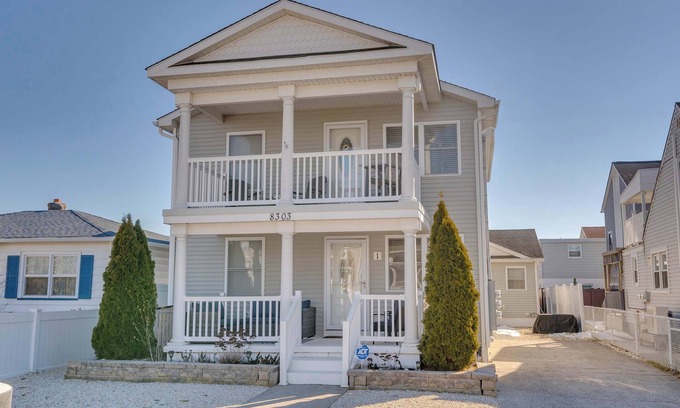 Wildwood Crest Condo | Seaview Escape - 2 blocks from the beach