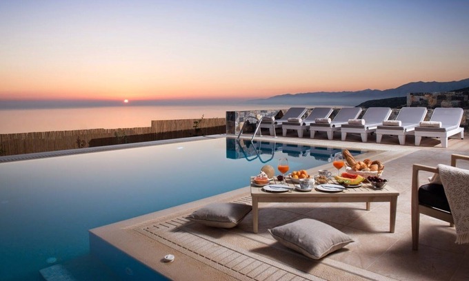 Koutouloufari Villa | Seaview Villa by Myseasight.com with private pool, family friendly, top location