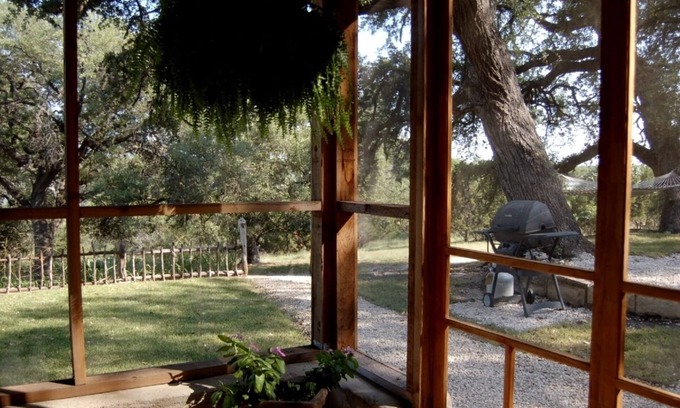 Circle J Ranch Lakeside Cabin | Secluded Cabin on Lake Travis- pet friendly