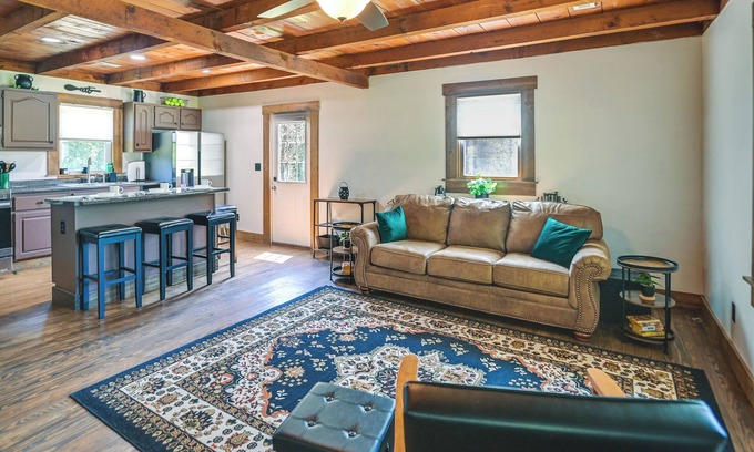 Campton Cabin | Secluded Campton Cabin w/Views & Cozy Fireplace!