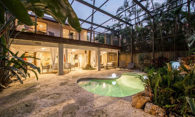 Southwest Coconut Grove House | Secluded High End Luxury Pool Escape in The Grove