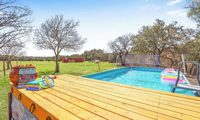 Blanco House | Secluded Hill Country Oasis: Pool, Spa, Sauna and Stargazing