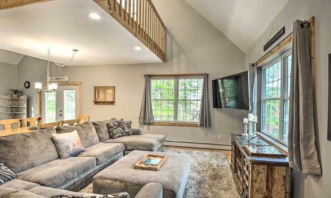 Union House | Secluded New Durham Home w/Mtn & Lake Views!