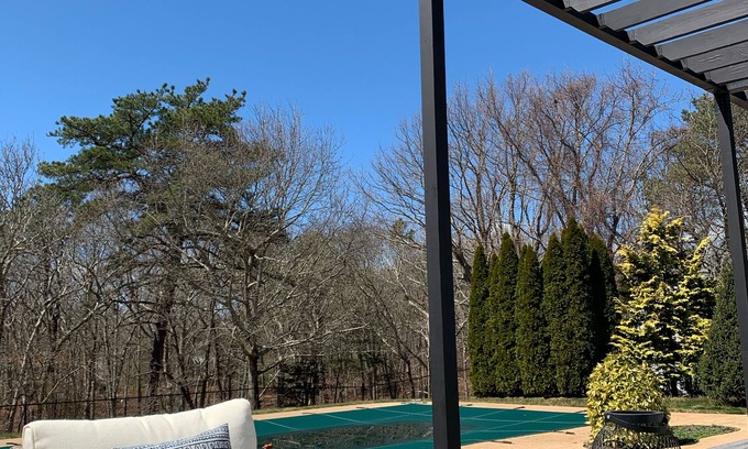 Hampton Bays House | Secluded Oasis with Pool, walk to beach