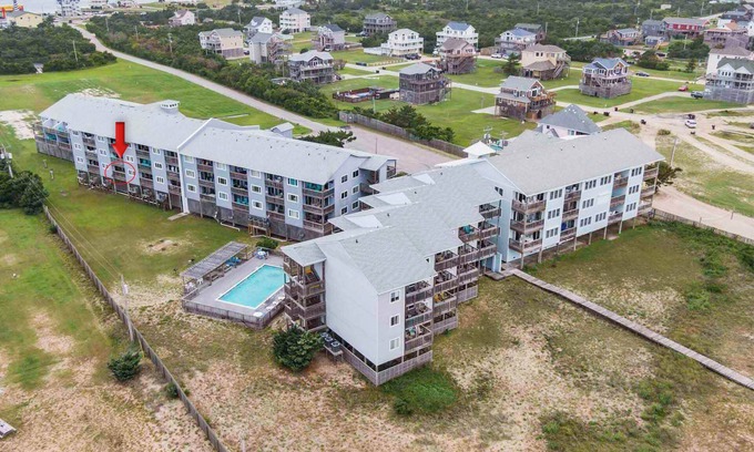 Rodanthe Condo | Semi-Oceanfront Condo w/Resort Pool, Elevator, Private Deck. Stay & Isle Awhile