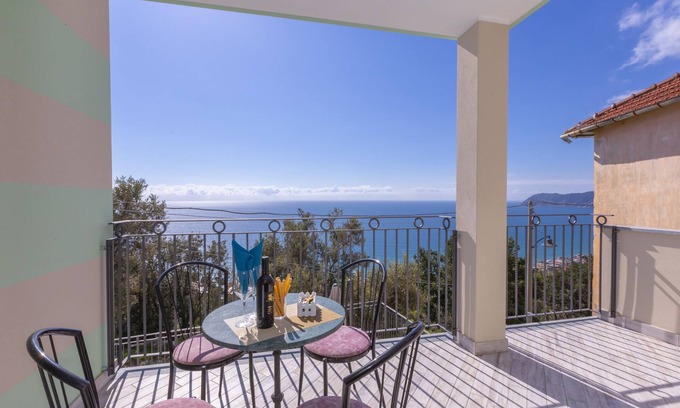 Alassio Apartment | Serena 2 Amazing Sea View, Alassio, Italy