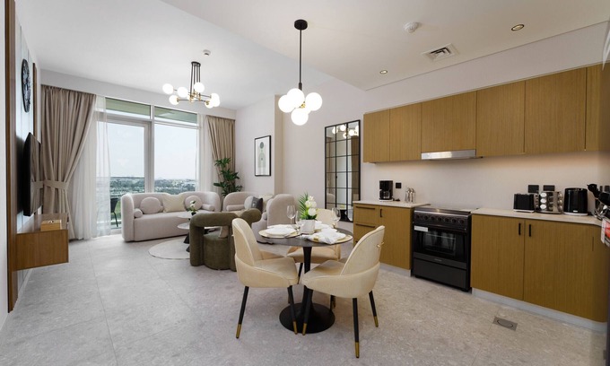 Dubai Apartment | Serene Retreat w/Golf Course Views in Dubai Hills