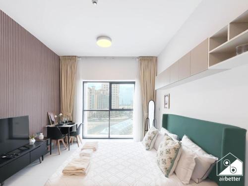 Jadaf Apartment | Serene Studio with Views in Al Waleed Garden 2