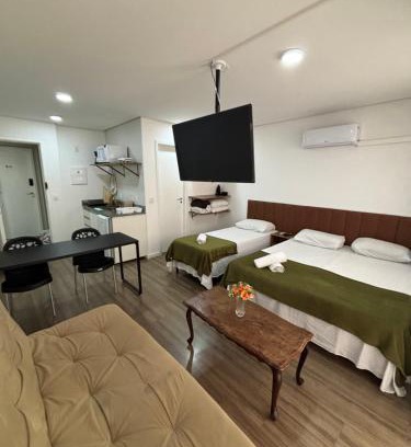 Central Zone Apartment | SeuLar cama king Cama Solteiro e Sofá cama