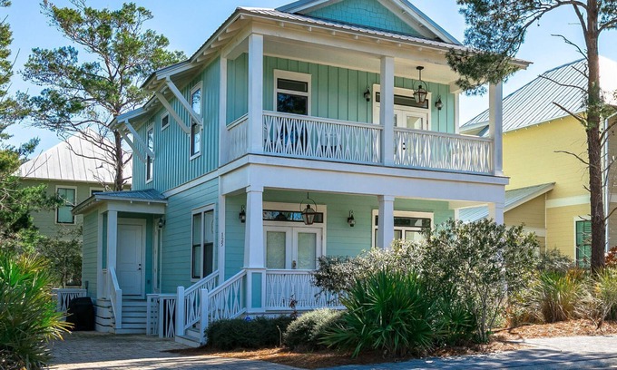 Lakeside at Blue Mountain Beach House | Shades of Blue, beautiful 4 bedroom home in Blue Mountain Beach! New rental!