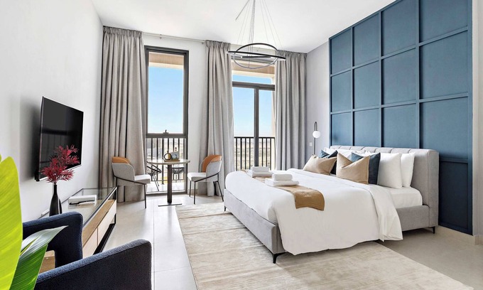 Dubai Production City Apartment | Silkhaus Afnan Tower | Studio near Production City