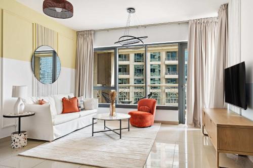 Downtown Dubai Apartment | Silkhaus Stunning 1BDR in 29 BLVD tower near Burj Khalifa