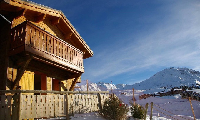 Plagne Soleil Ski Chalet | Ski aux pieds ! Chalet privé et charmant 9p