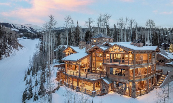 Mountain Village House | Ski In/Out, 10 Bed, 17k Sq ft, 11 Fireplaces, Bowling Alley, Theater, Hot Tub, G