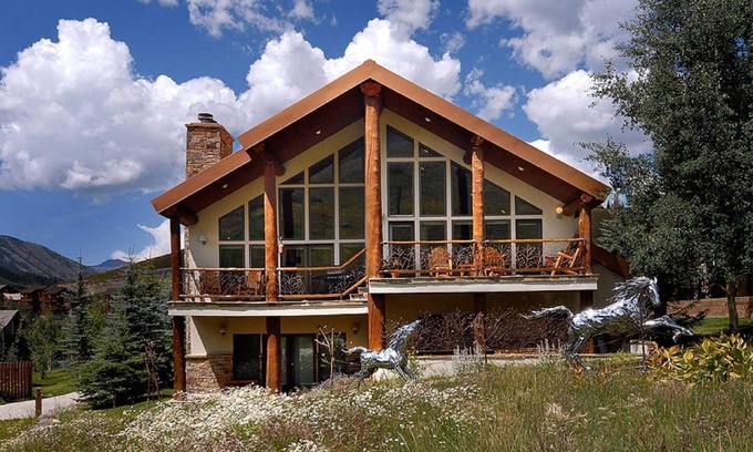 Crested Butte House | SKI-IN-SKI-OUT Chalet. 1 of 2 Houses at the Base of Mt Crested Butte.