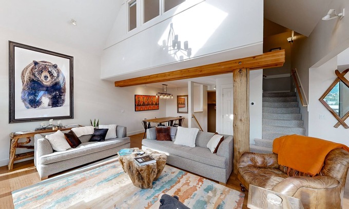 Saddle Ridge House | Ski-in/ski-out townhome w/private hot tub, WiFi, W/D