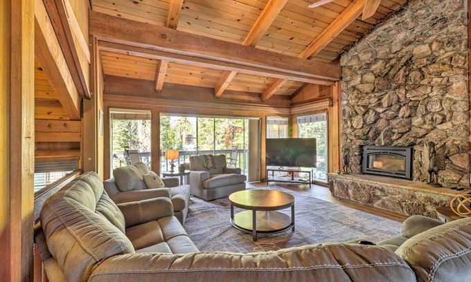 Tahoe Sierra Estates House | Ski & Soak: Hot Tub Haven in Tahoe City!