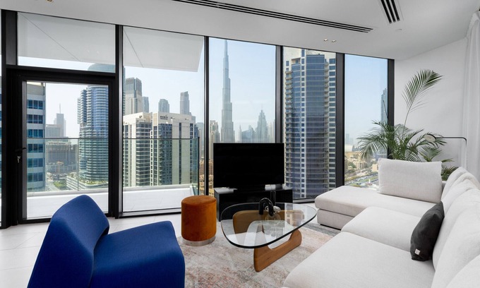 Downtown Dubai Apartment | Sky-High Panoramic Apt w/Iconic Burj Khalifa Vws