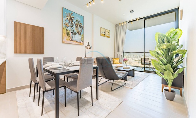 Jumeirah Village Circle Apartment | Skyline and Community Views 1BR with Private Balcony Near Community Park
