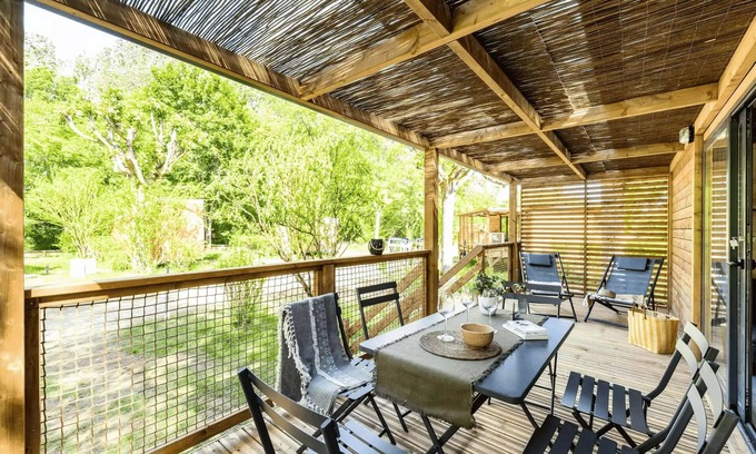 Saint-Cybranet House | Slow village Périgord * - Tiny House + Slow Box 4 People River View