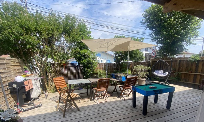 Benesse-Maremne House | Small Longére cut in two, renovated, from 1920.