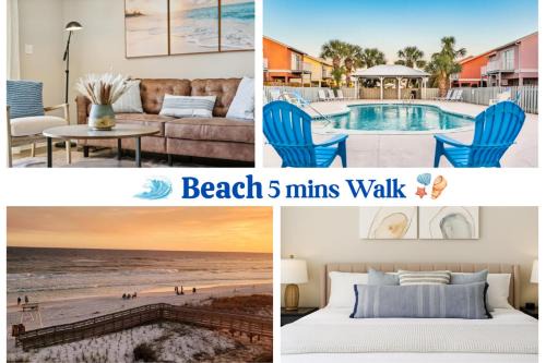 Miramar Beach House | ! SNOWBIRD MONTHLY RATE 2900 ! 5min walk 2 Miramar Beach, Mins to Shopping, Steps to Pool, Patio and Yard, Dog Friendly, 1GB Wifi