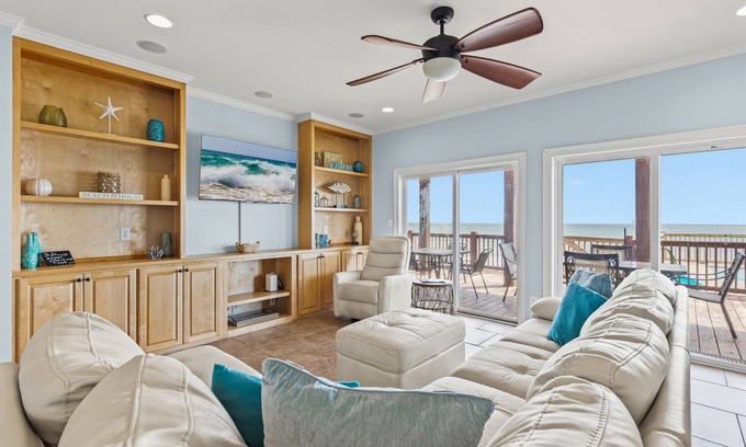 Dauphin Island House | Sonny Side~Beach Front~Private Heated Pool