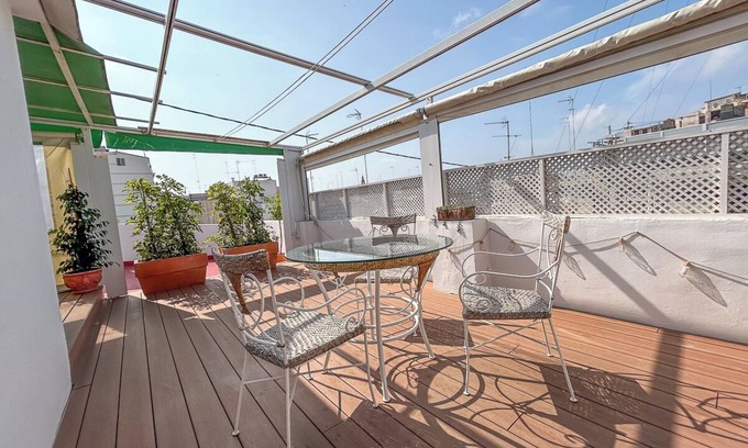 Sant Francesc Apartment | Sorolla penthouse, two terraces in downtown Valencia