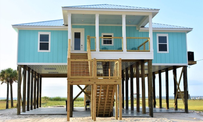 Dauphin Island House | Soul Surfing III June 2023: Breathtaking Sunset Island Views & Private Beach